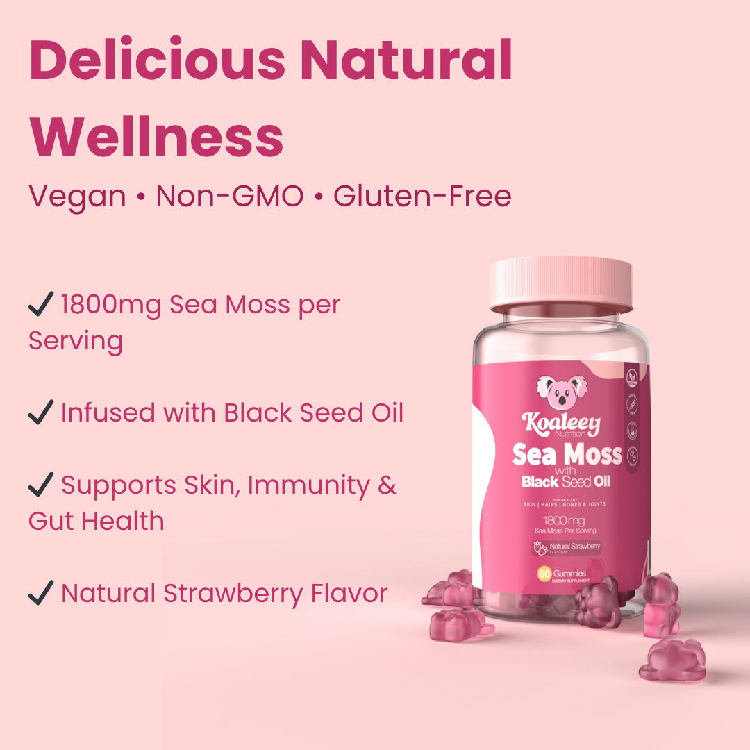 Sea Moss + Black Seed Oil Gummies