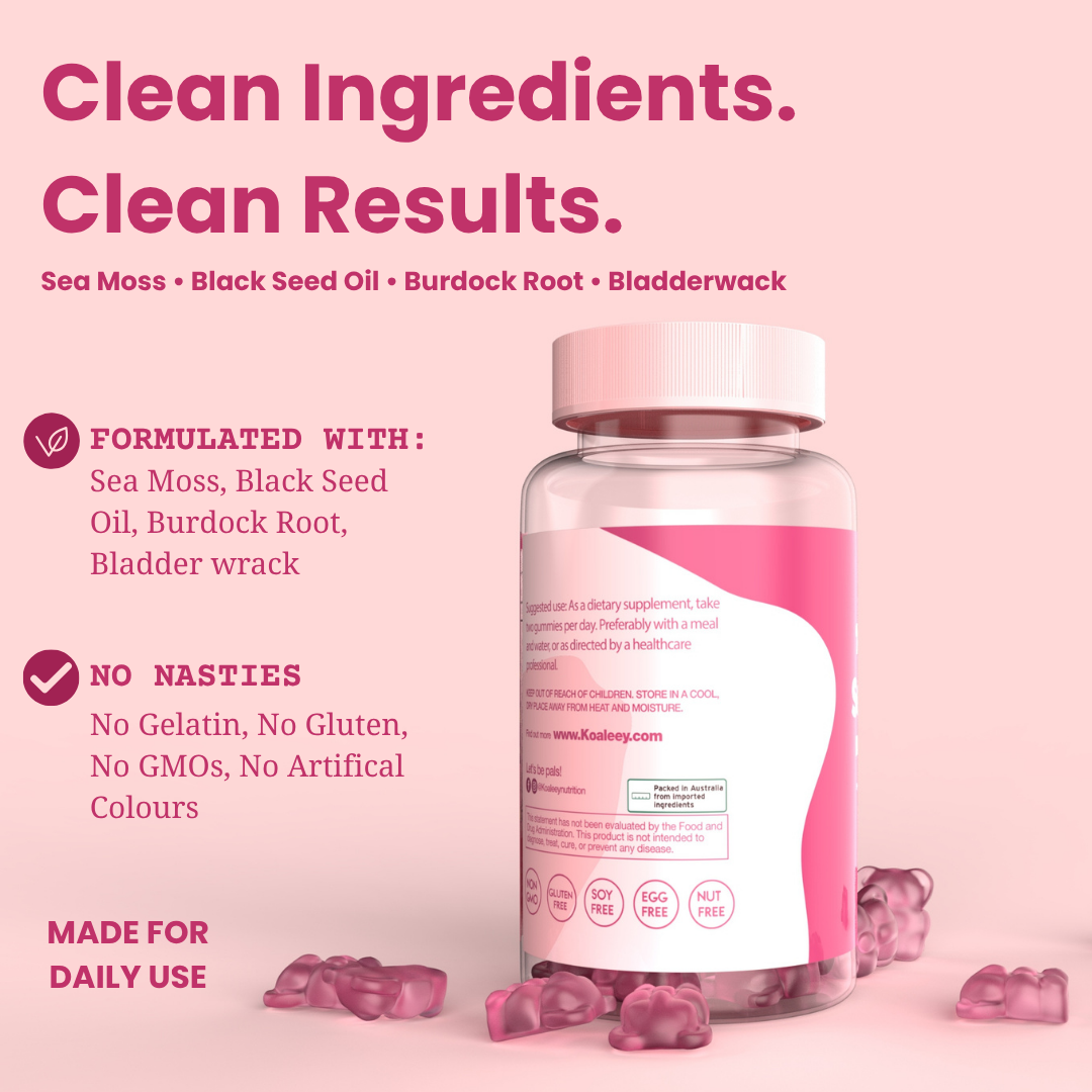 Sea Moss + Black Seed Oil Gummies