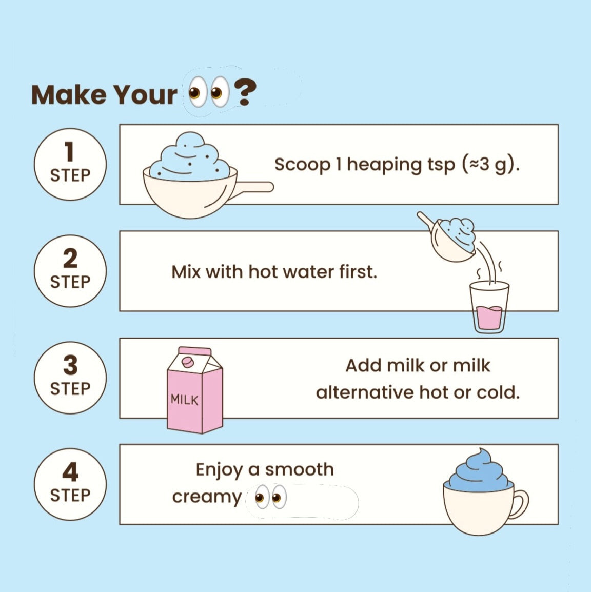 Blue Sky Latte Powder
